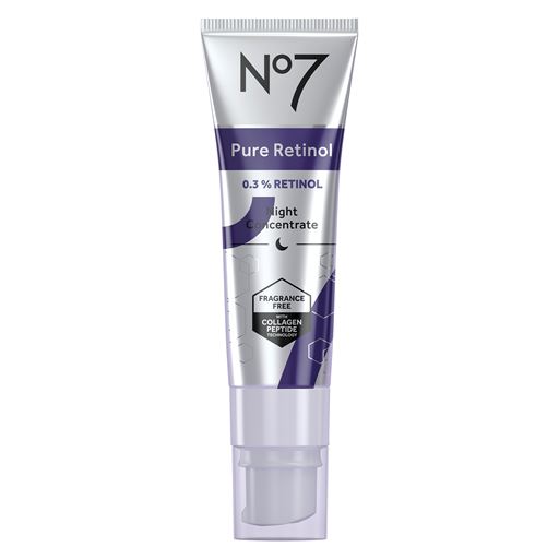 No7 Pure Retinol 0.3 Night Concentrate Creme, 30 ml