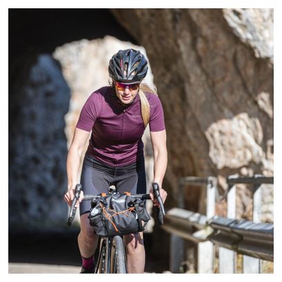 Maillot cycliste Loeffler à manches courtes avec Maillot de vélo FZ clear Hotbond® - Violet
