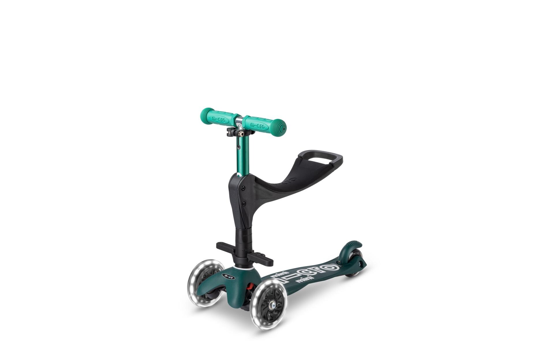 Kickboard Mini Micro 3in1 Deluxe Eco Grün<br>Kids Scooter aus recycelten Fischernetzen