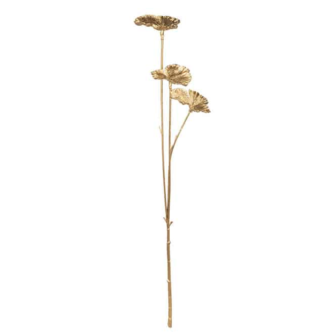 Blattzweig - ca. 50 cm - gold