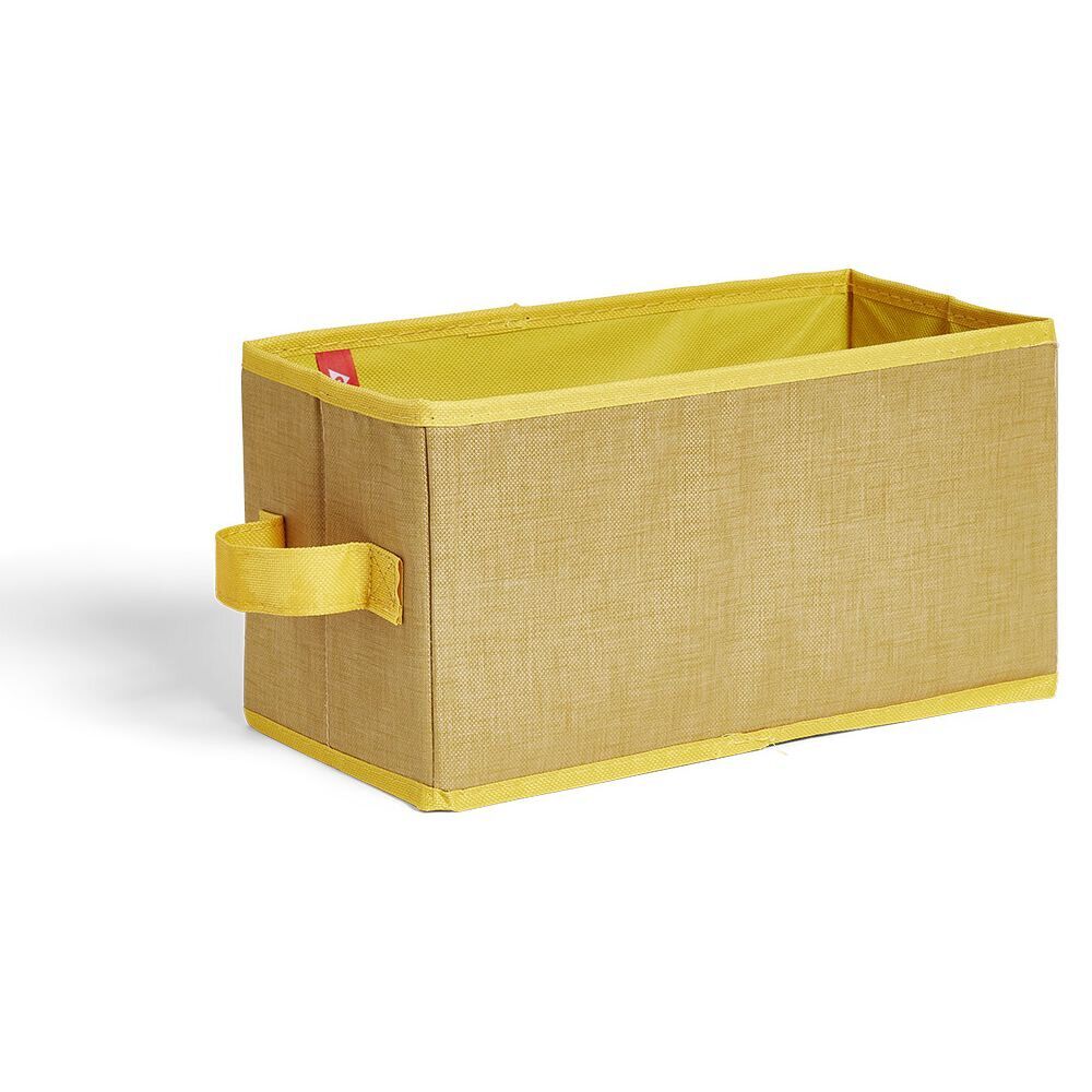 Panière de rangement Box Cube design multicolore 29x15xH15cm