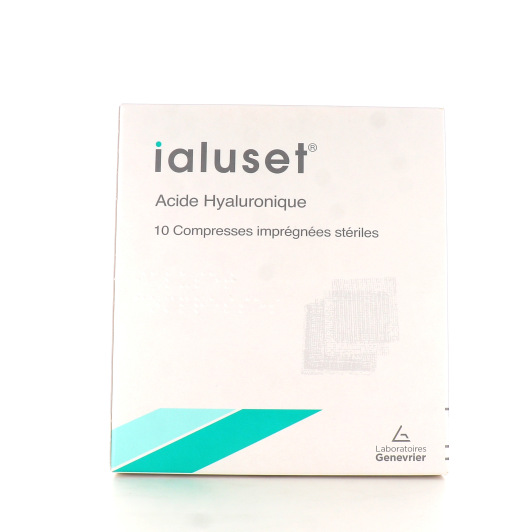Ialuset compresses acide hyaluronique - Cicatrisation des plaies