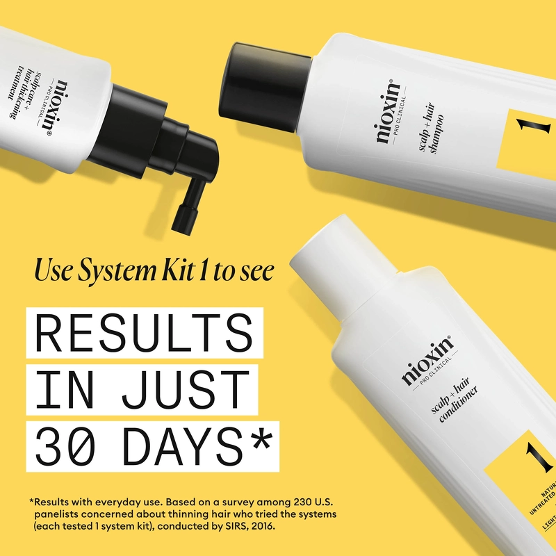 Nioxin System 1 Scalp + Hair Conditioner 300 ml - Natural/Untreated Hair