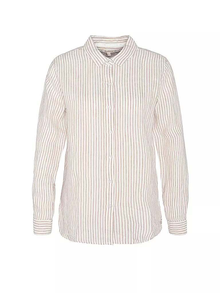 BARBOUR Leinenhemd MARINE beige