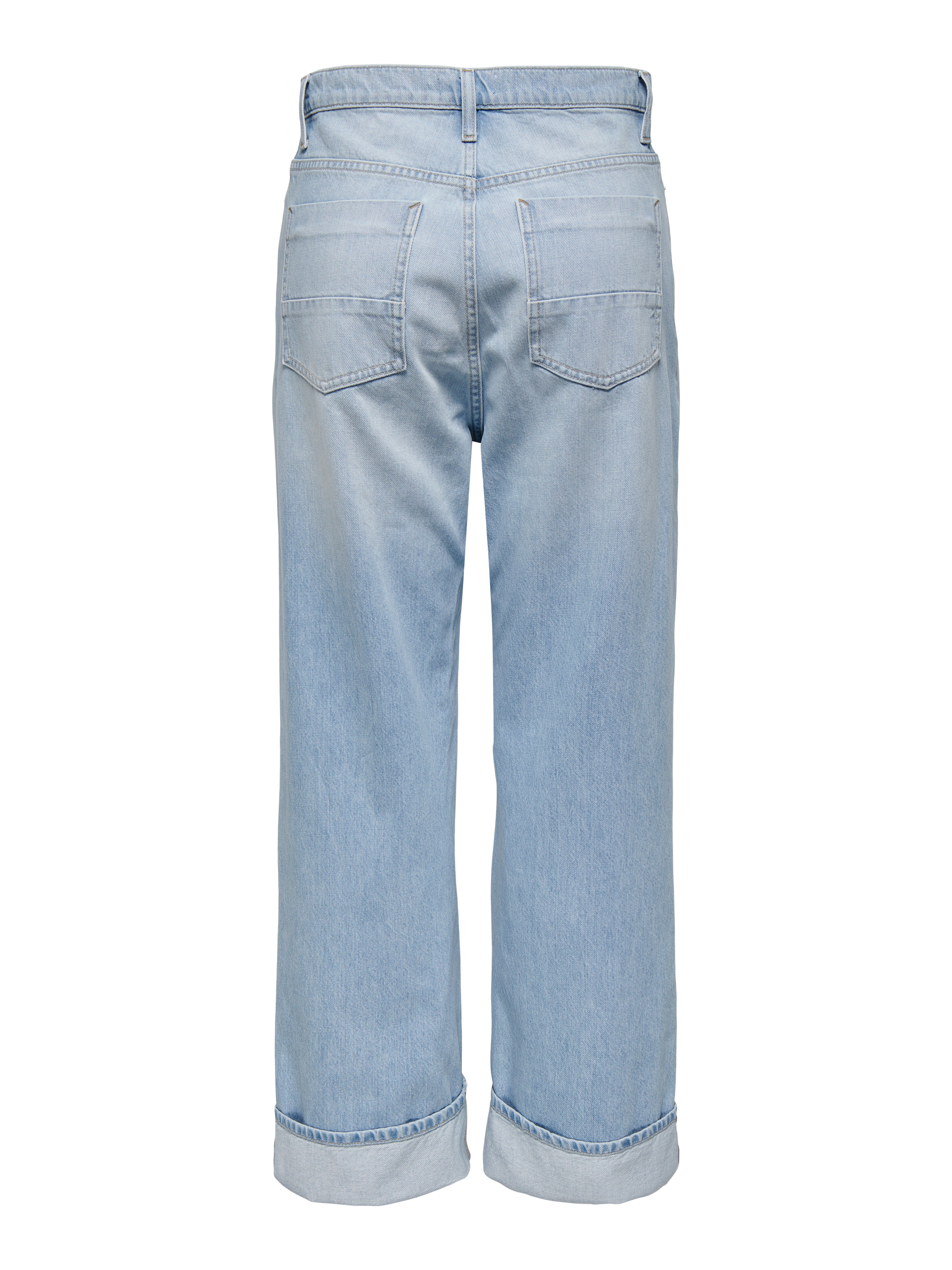 ONLHOPE Hohe Taille Weiter Beinschnitt Jeans Light Blue Denim