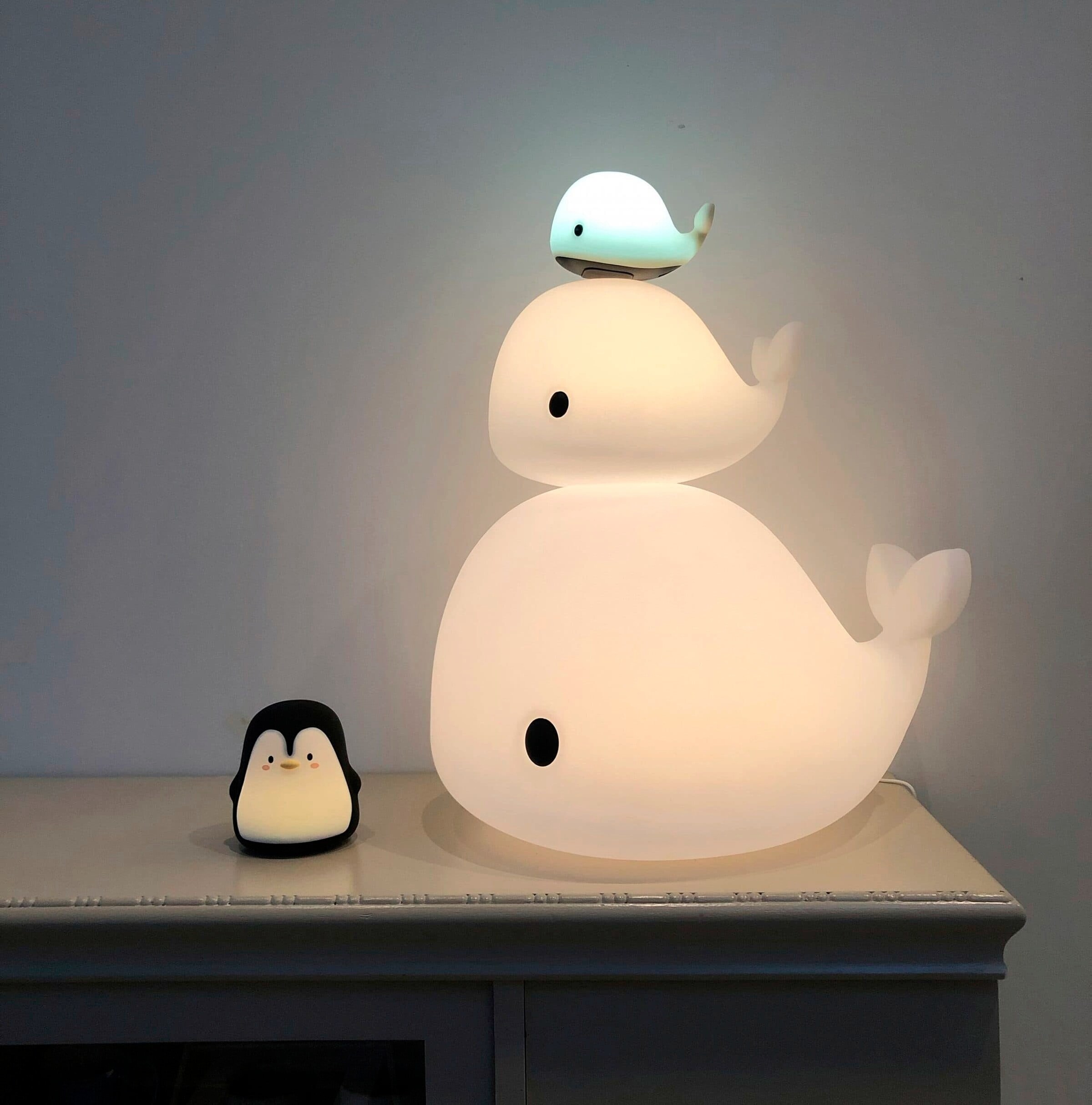FILIBABBA LED Bodenlampe - Christian der Wal 30 cm