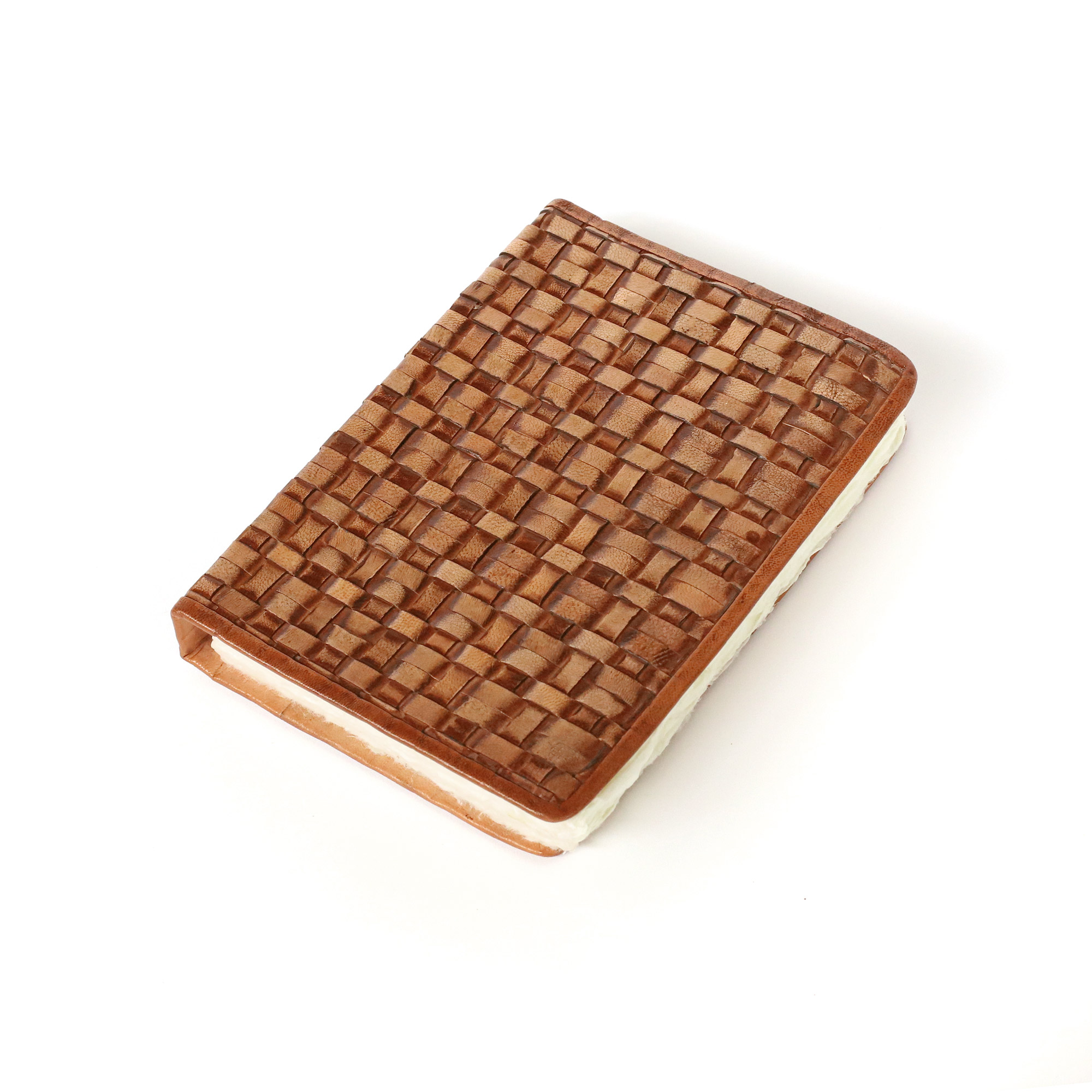 Notizbuch 'Nishay' aus Leder, braun, H 19 cm, B 14 cm, T 3 cm günstig bestellen