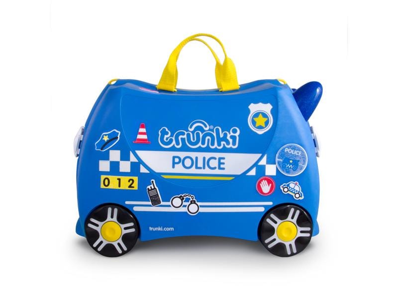 Trunki Reisetrolley Polizei Blau Reisekoffer für Kinder