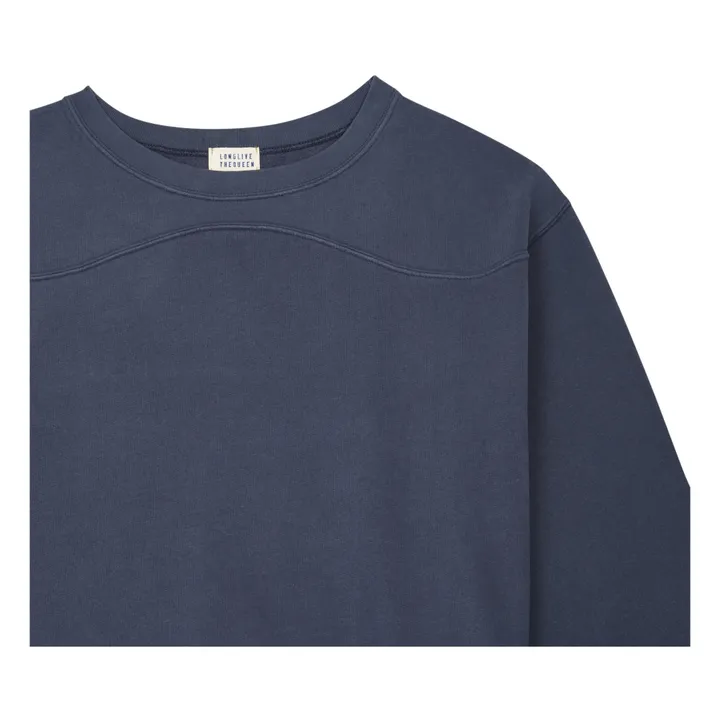 Longlivethequeen Sweat Coton Bio | Bleu nuit