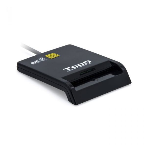 TooQ Cartão de Cidadão / DNIe 4.0 / SIM USB-C Preto - TQR-211B