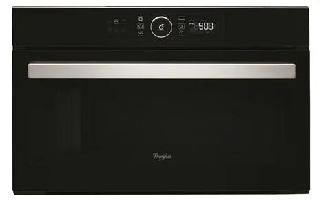 Whirlpool Absolute AMW 730 NB - Mikrobølgeovn med grill - til indbygning - 31 liter - 1000 W - sort