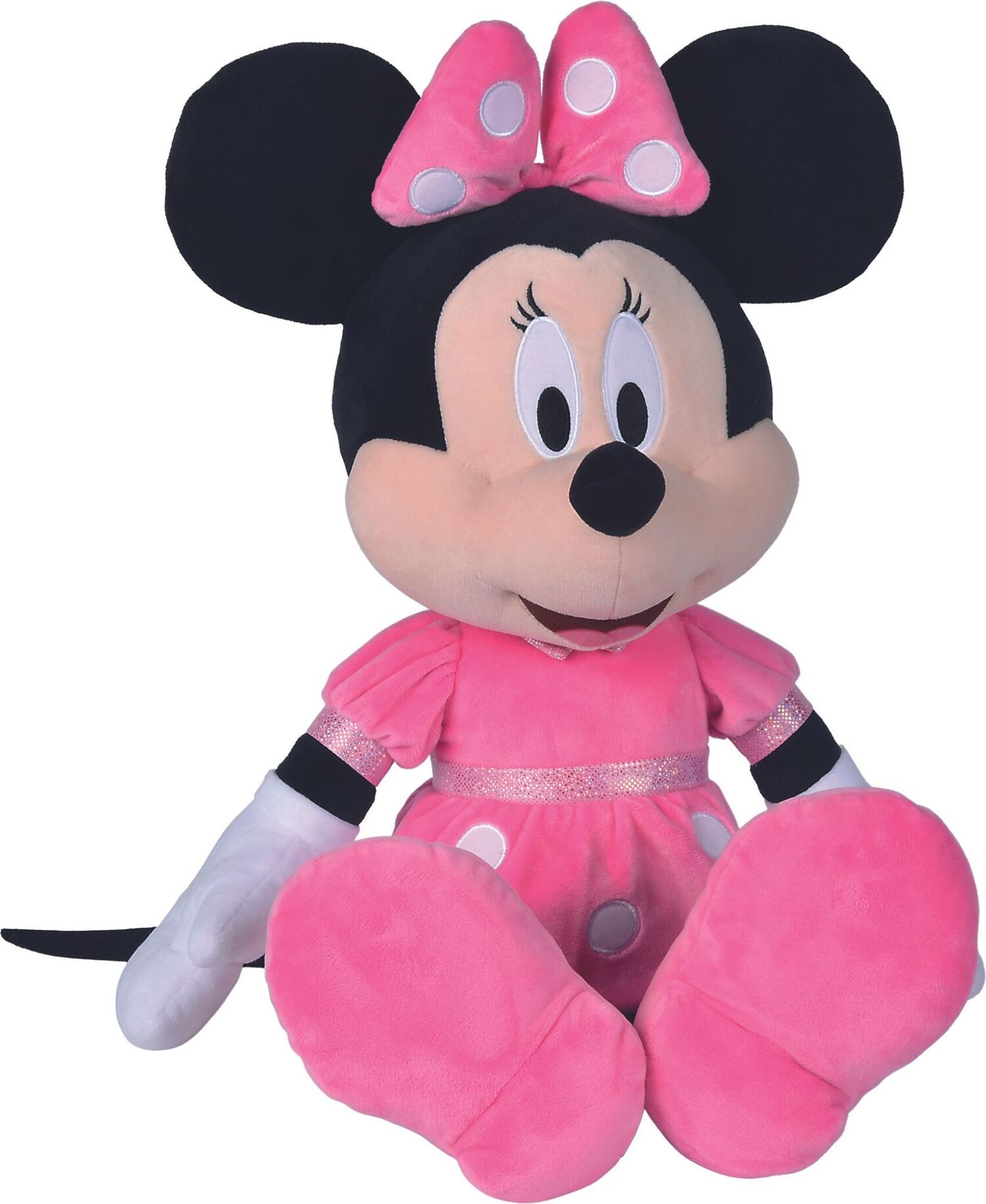 Disney knuffel Mickey en vrienden minnie roze 31 x 35 x 61 cm