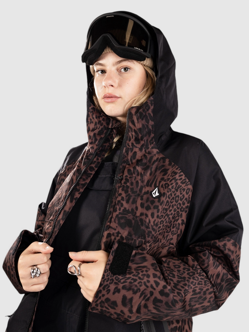 Volcom Revna 20K Shell Jacket leopard