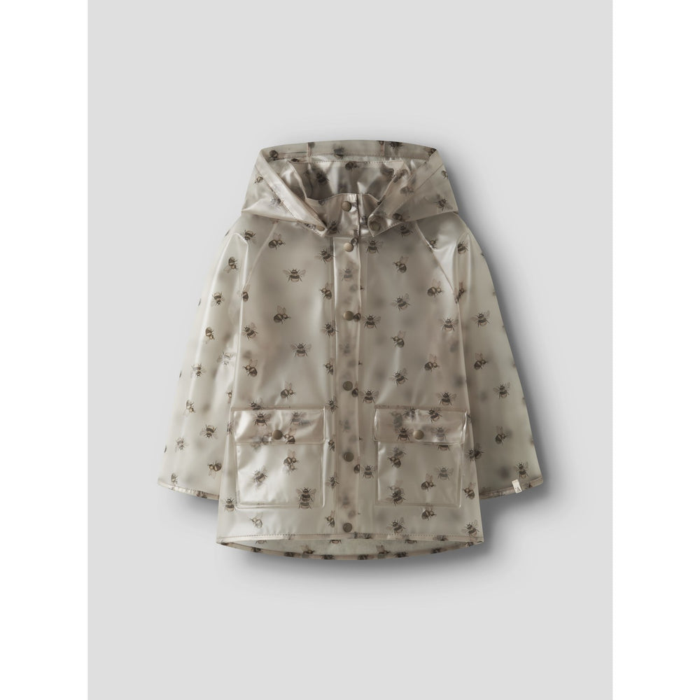 Køb Lil'Atelier Turtledove Bee Nmnmamio Loose Rain Jakke Fo Lil