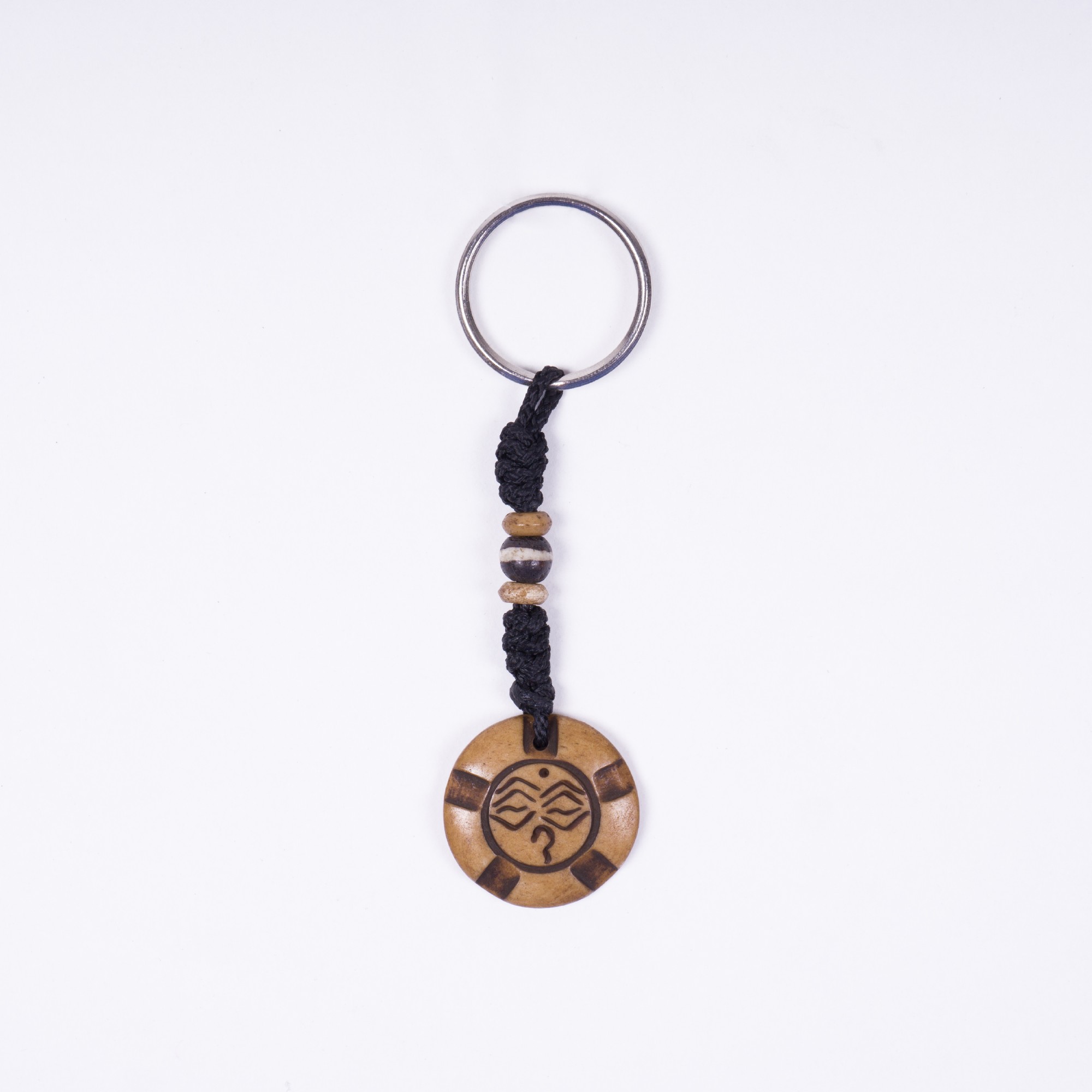 Schlüsselanhänger aus Büffelknochen, 12 verschiedene Motive, T 7 cm, B 3 cm günstig bestellen