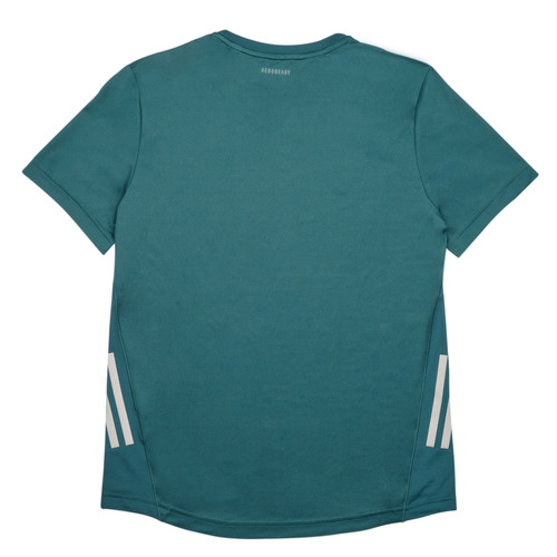 adidas Performance - RUN 3S TEE Verde / Gris