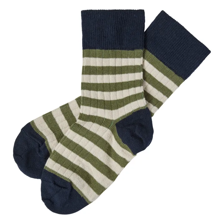FUB Lot 2 Chaussettes Rayure | Bleu marine