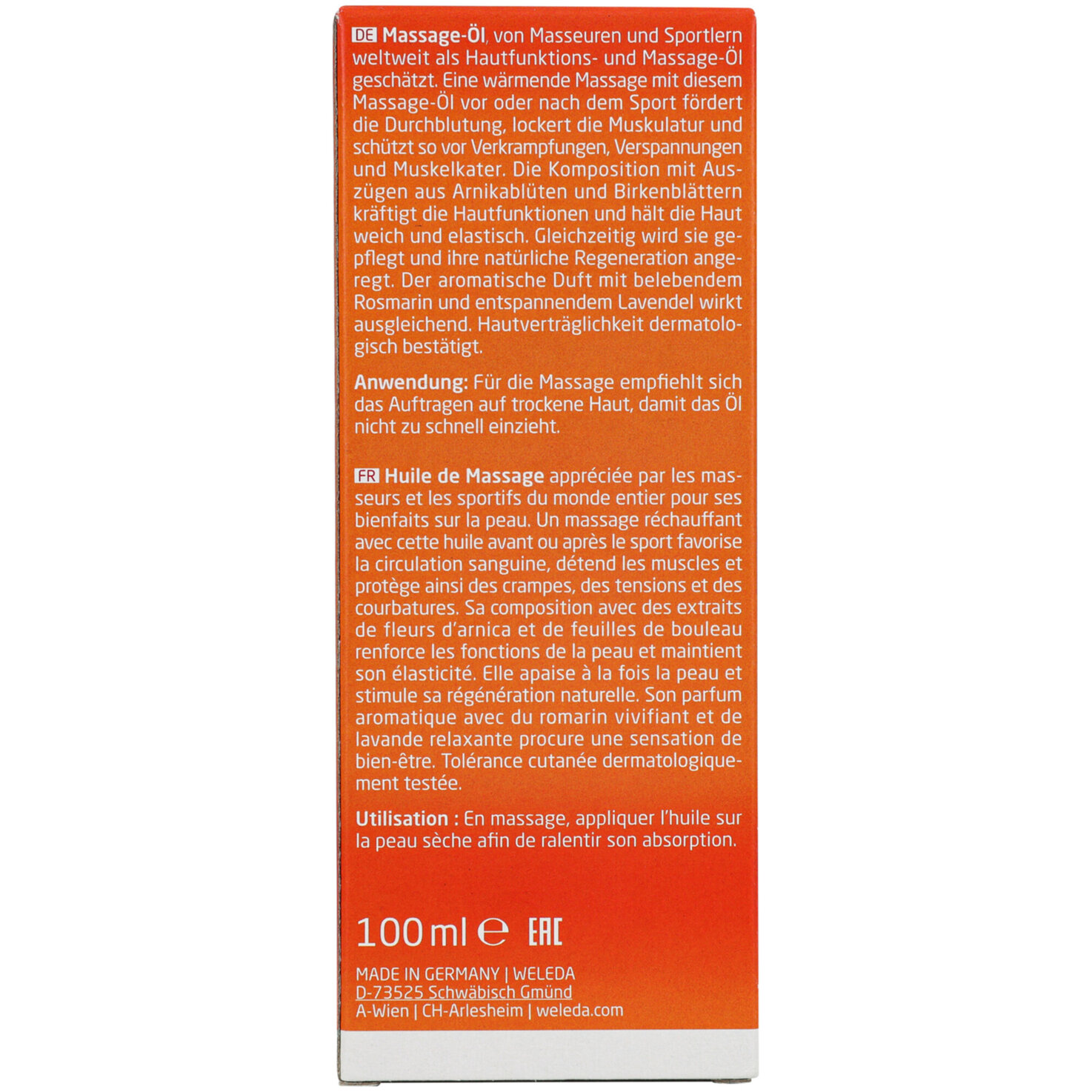 Weleda Arnika Massageöl