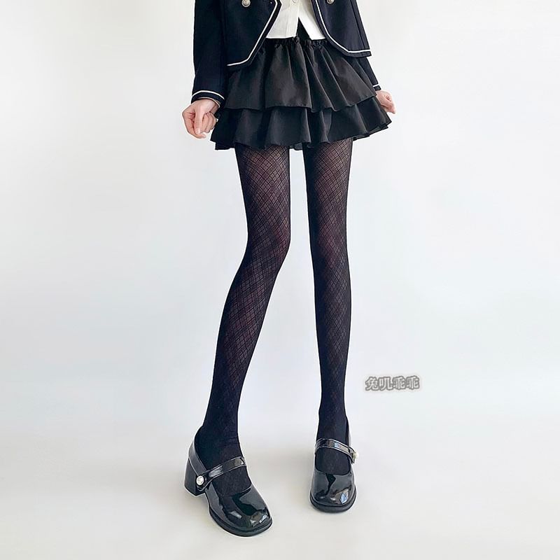 Nikiki - Argyle Print Kousen