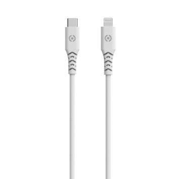 Celly Planet USB-C lightning kabel wit 1,5 meter