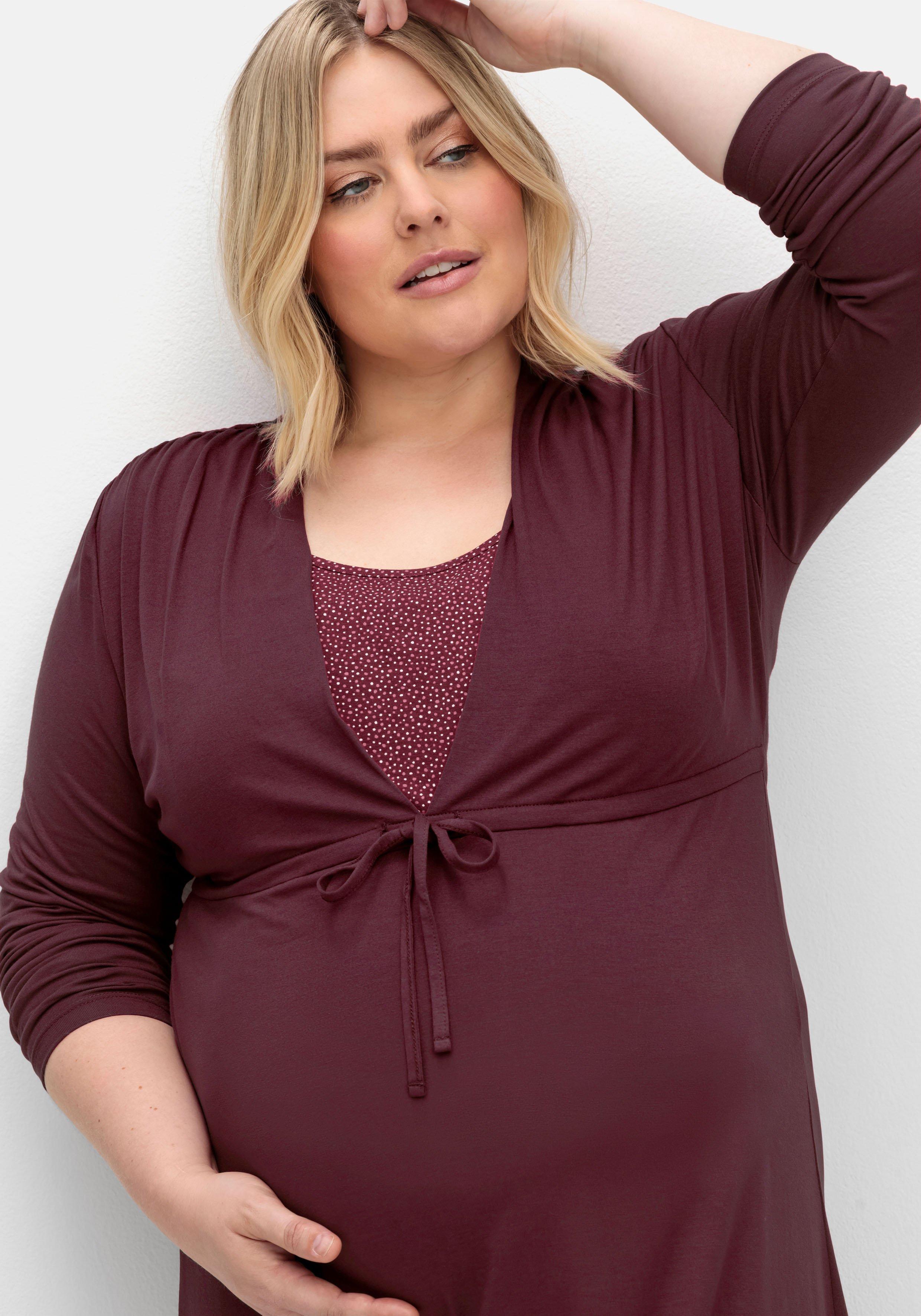 Stillkleid aus Jersey, mit Minimalprint