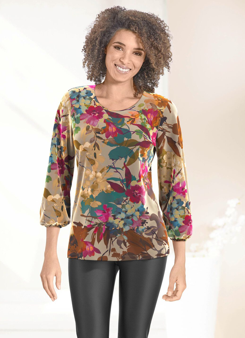 Shirt mit Allover-Dessin