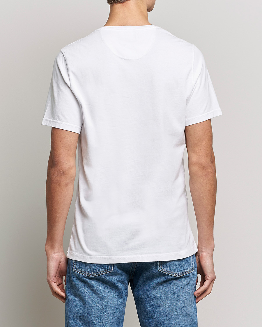 Barbour International Large Logo Crew Neck Tee White