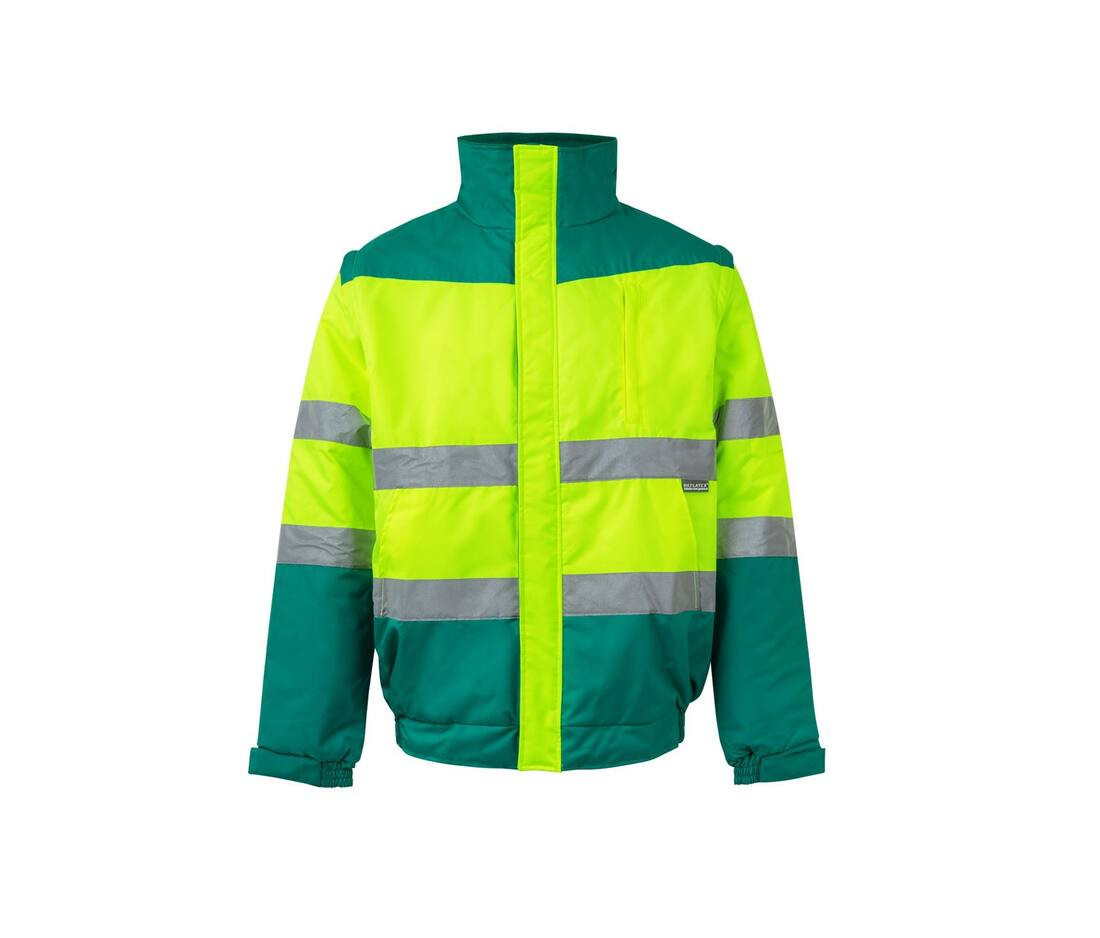 VELILLA VL161 - Blouson Matelasse Bicolore Haute Visibilité