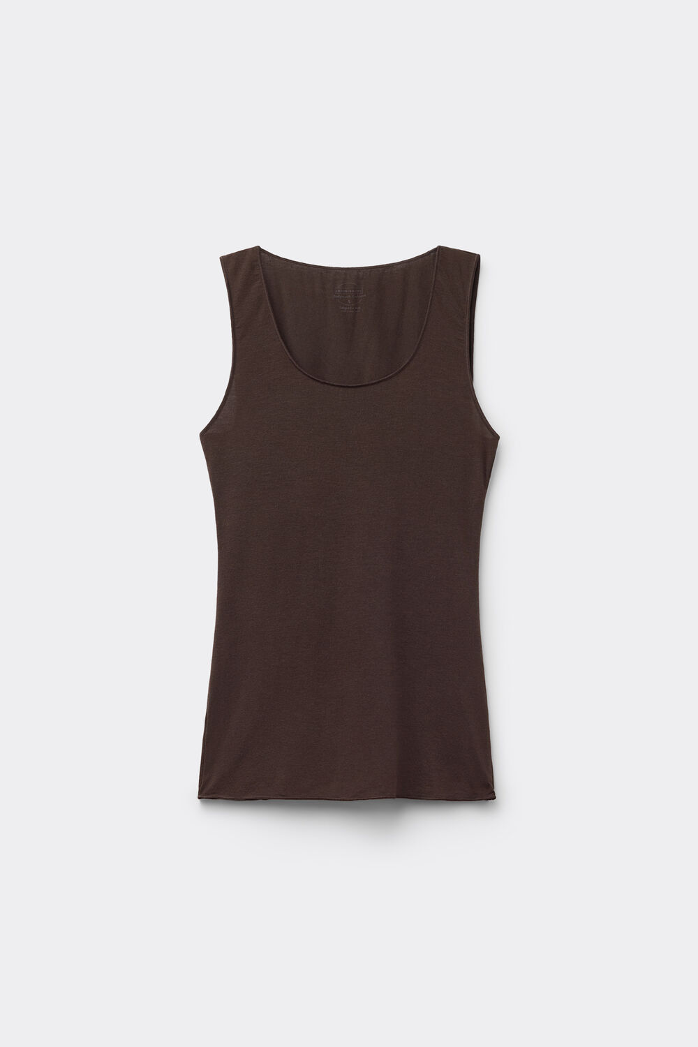 Blusa ultraleve de ombros largos em modal e cashmere