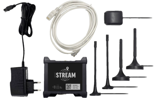 alphatronics STREAM Router + Antenne