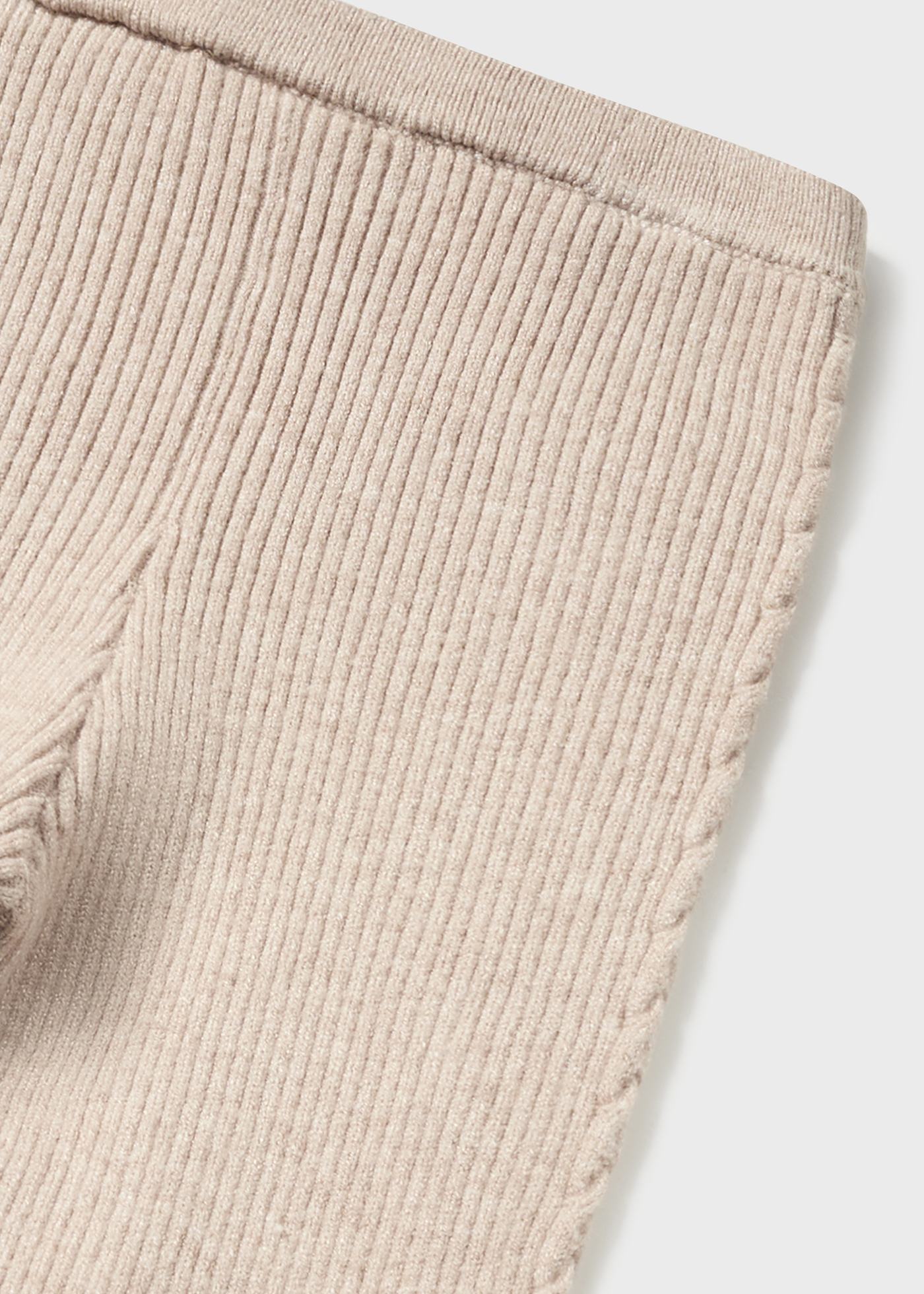 Leggings caneladas para bebês