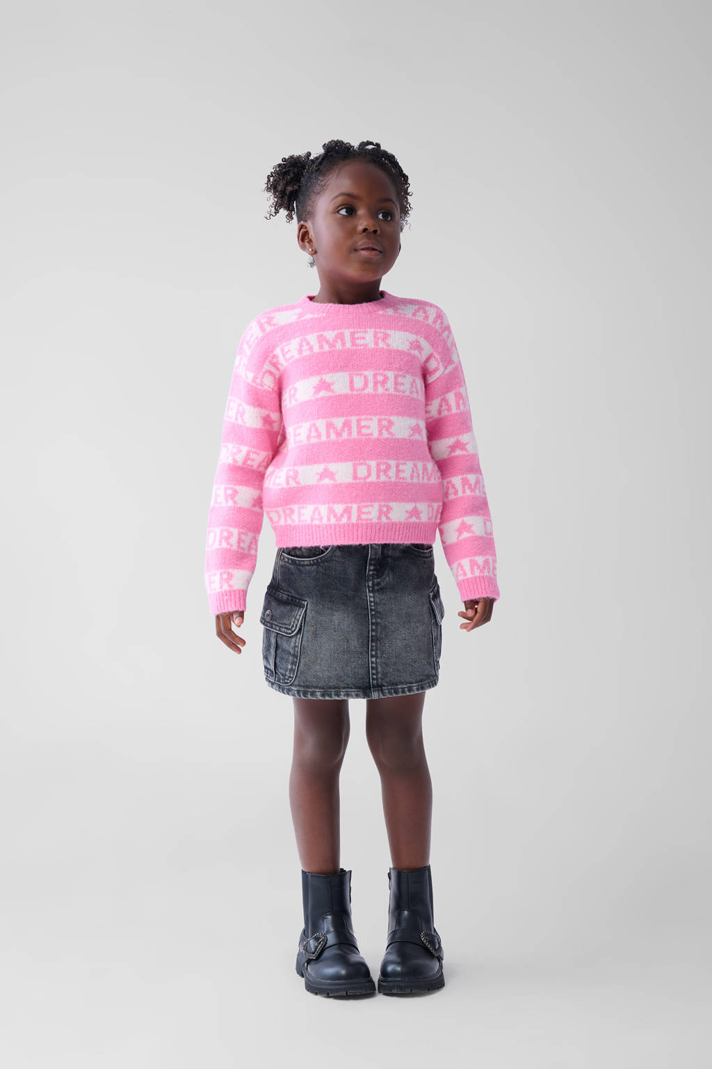 Shoeby gebreide trui roze
