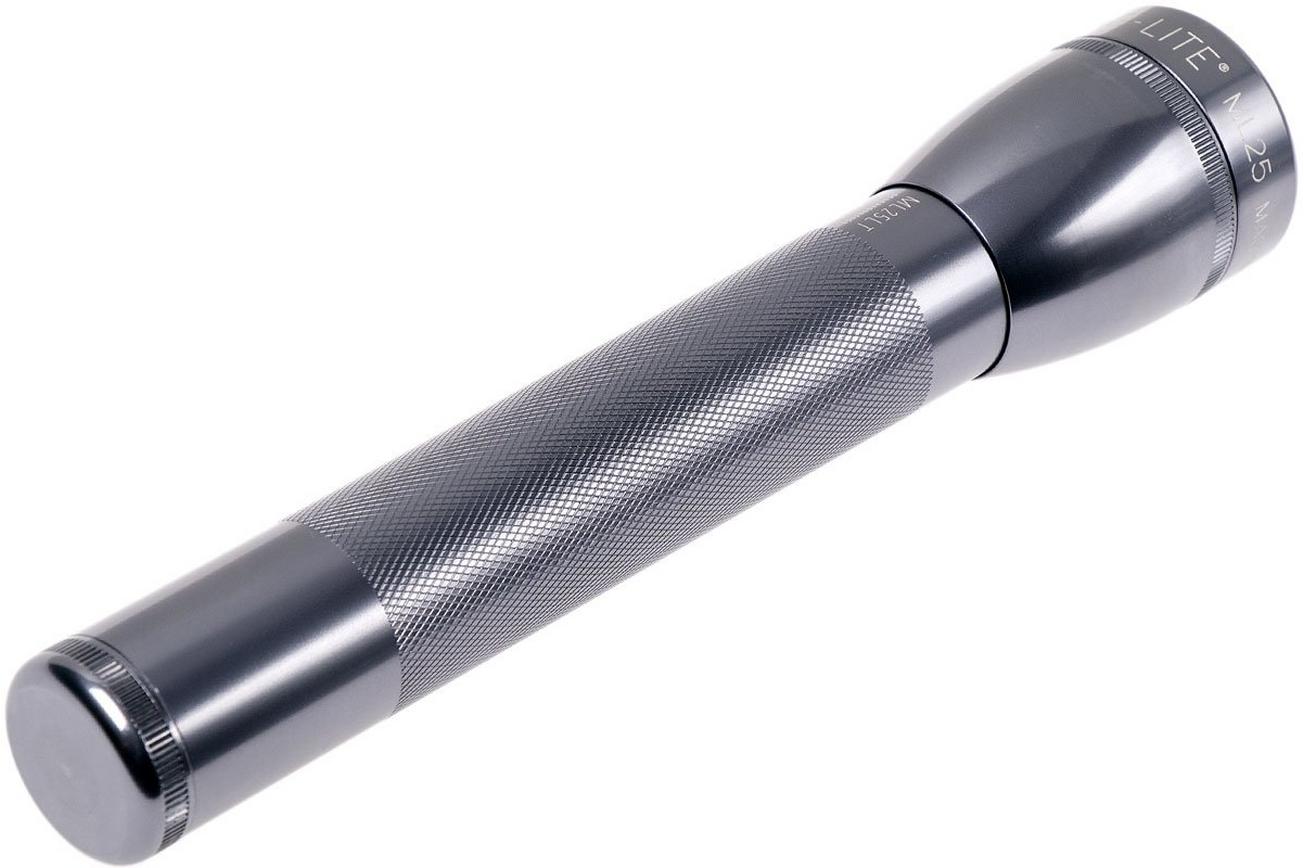 Maglite ML25LT MagLED zaklamp 3-C cell, grijs