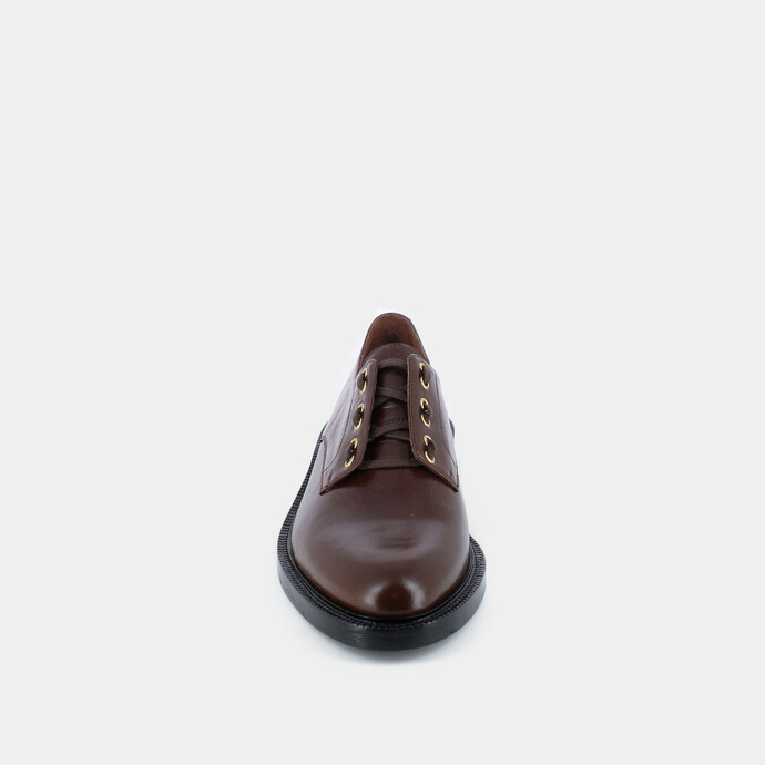 Derbies en cuir  marron