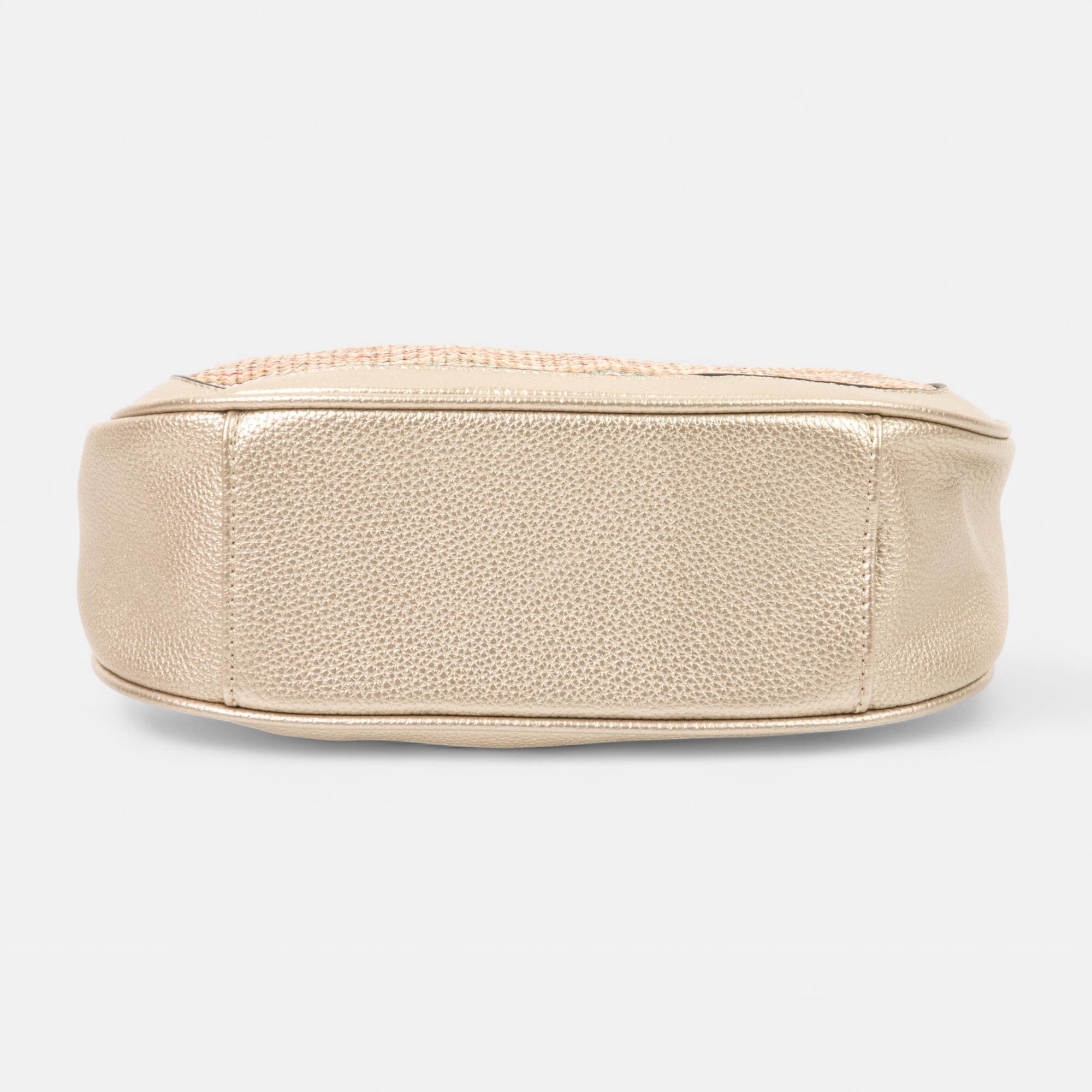 Sac bandoulière or