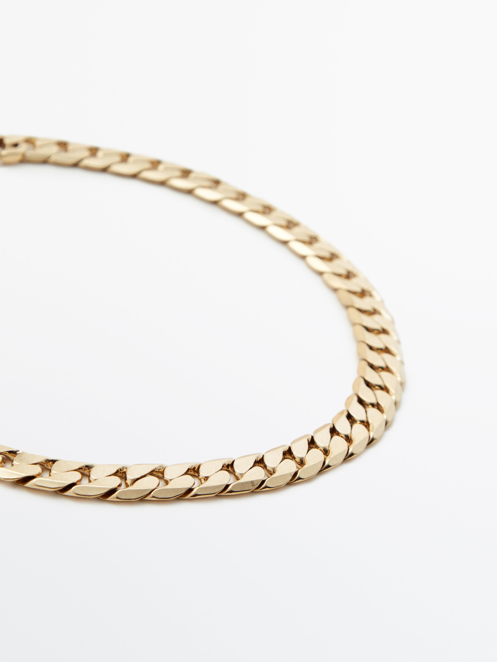 Colar com corrente banhada a ouro - OURO