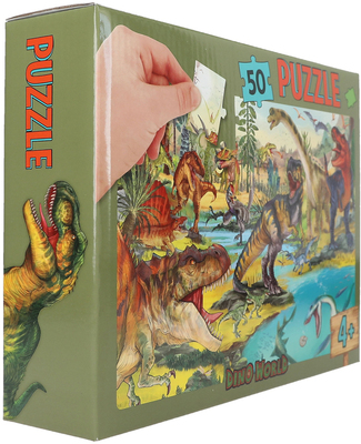 Dino World Puslespill 50 Brikker