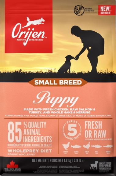 ORIJEN - Small Breed Puppy - Hvalpefoder til små racer 1,8kg - (obs bedst før 8/2 2025)