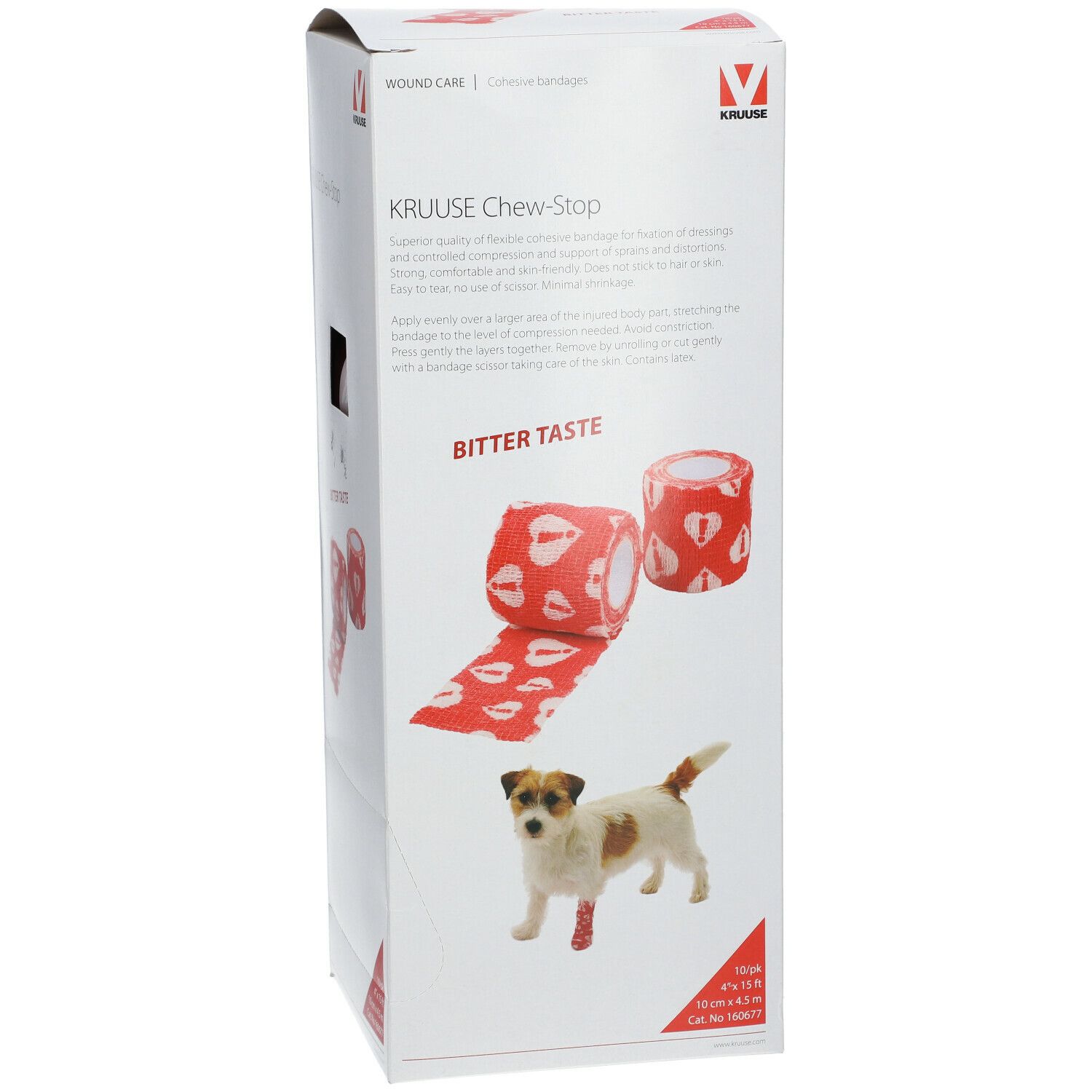 KRUUSE Chew-Stop 10cm x 4,5m rot