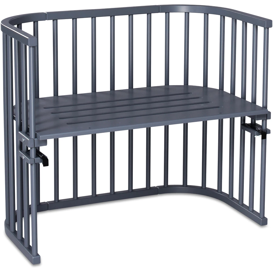 babybay Beistellbett Maxi schiefergrau