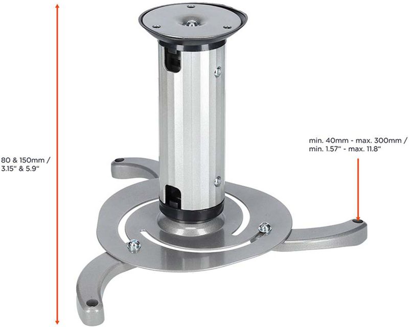 Celexon - PS 815 - Plafondbeugel - Zilver - Flexibel Design