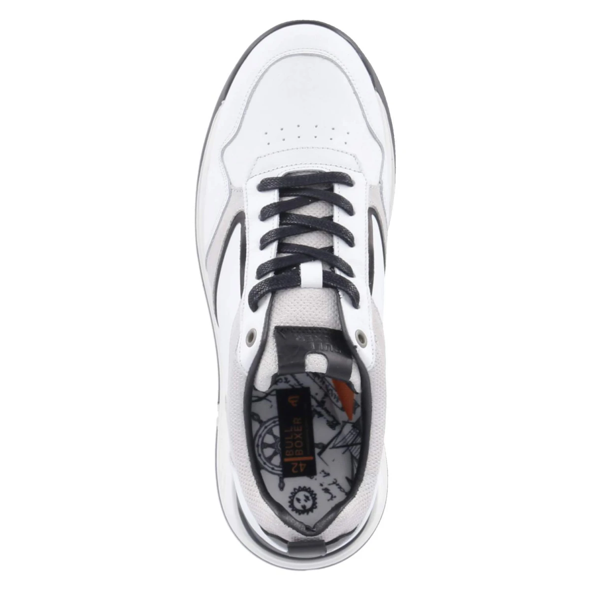 BullboxerLow Sneaker - White-Black