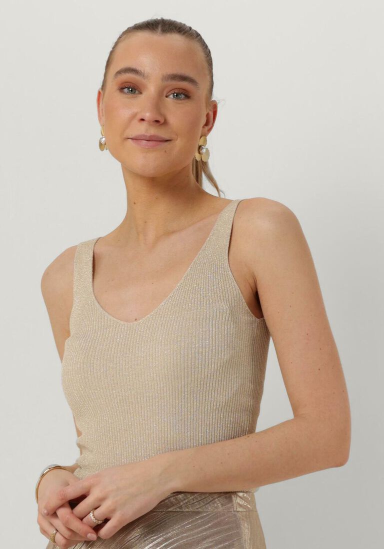 NUKUS zand nukus top debby singlet lurex