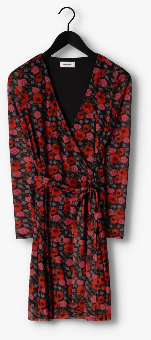 MODSTR\u00D6M multi modstr&ouml;m mini jurk binna print wrap dress
