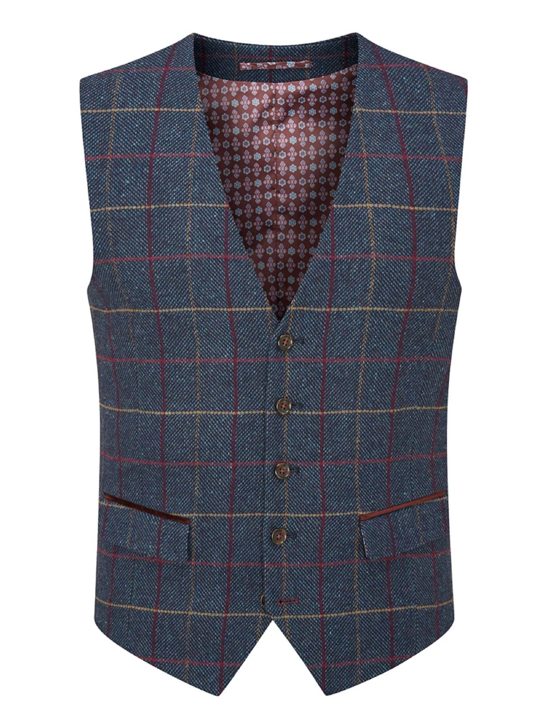 Skopes Doyle Modieus gilet van tweed wolmix