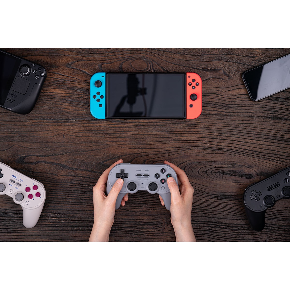 8BitDo PRO 2 Gamepad Hall Ed/Black