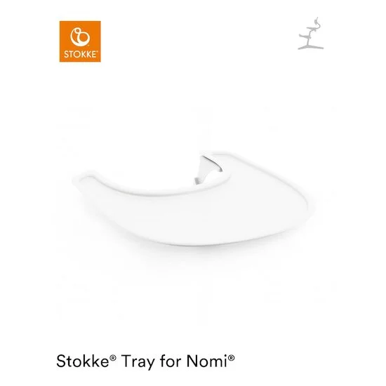 Plateau Tray pour Nomi®   Blanc        de               Stokke®