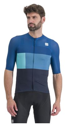 Maillot Manches Courtes Sportful Snap Bleu