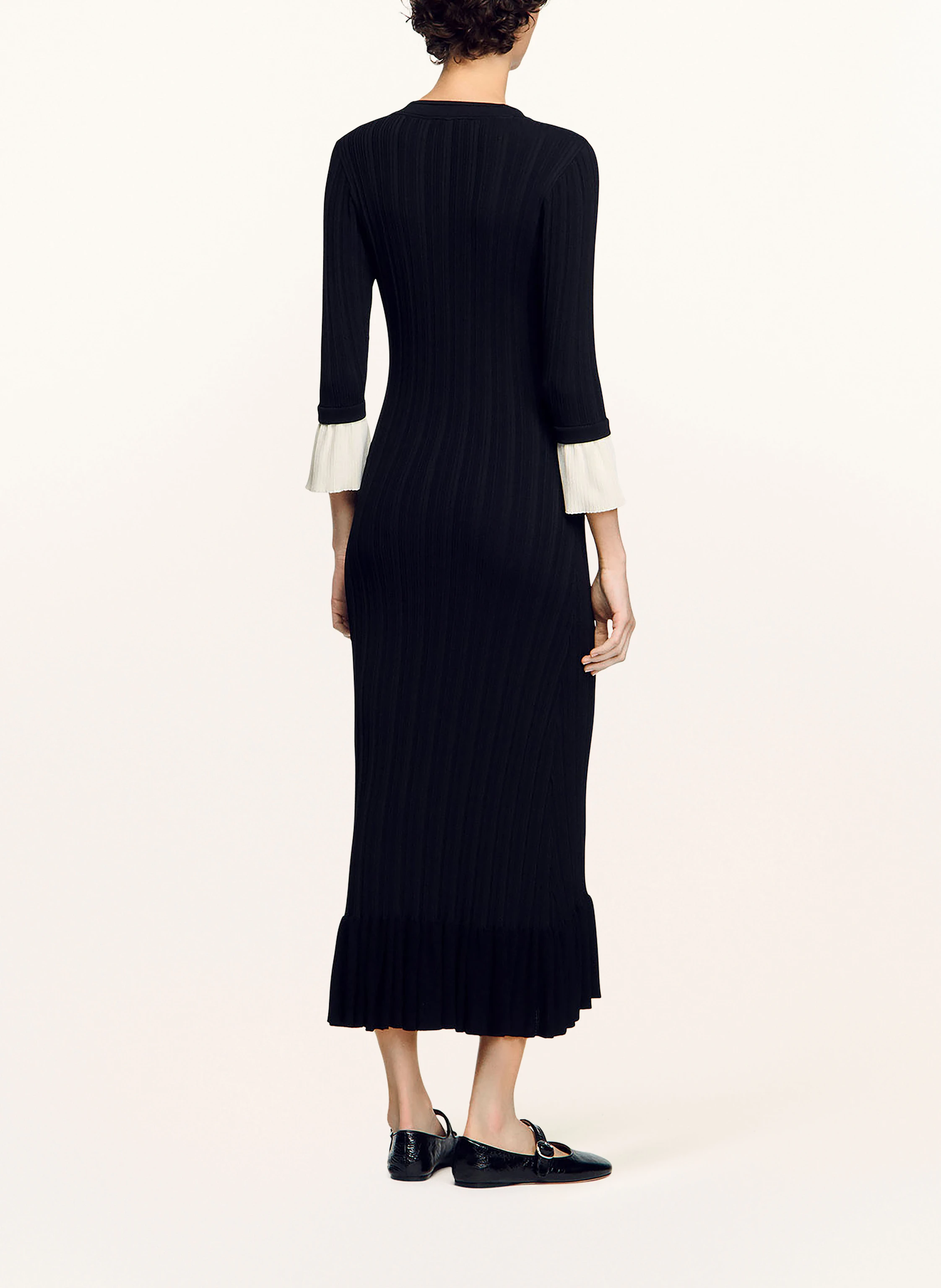 SANDRO Strickkleid