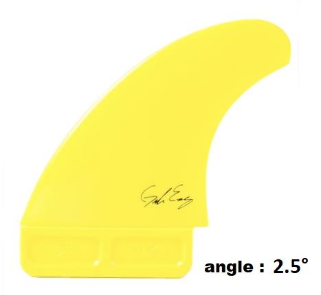 K4 Fins Ezzy Asymetric 2.5 deg - Front - Slot Box ( paire ) 10 cm